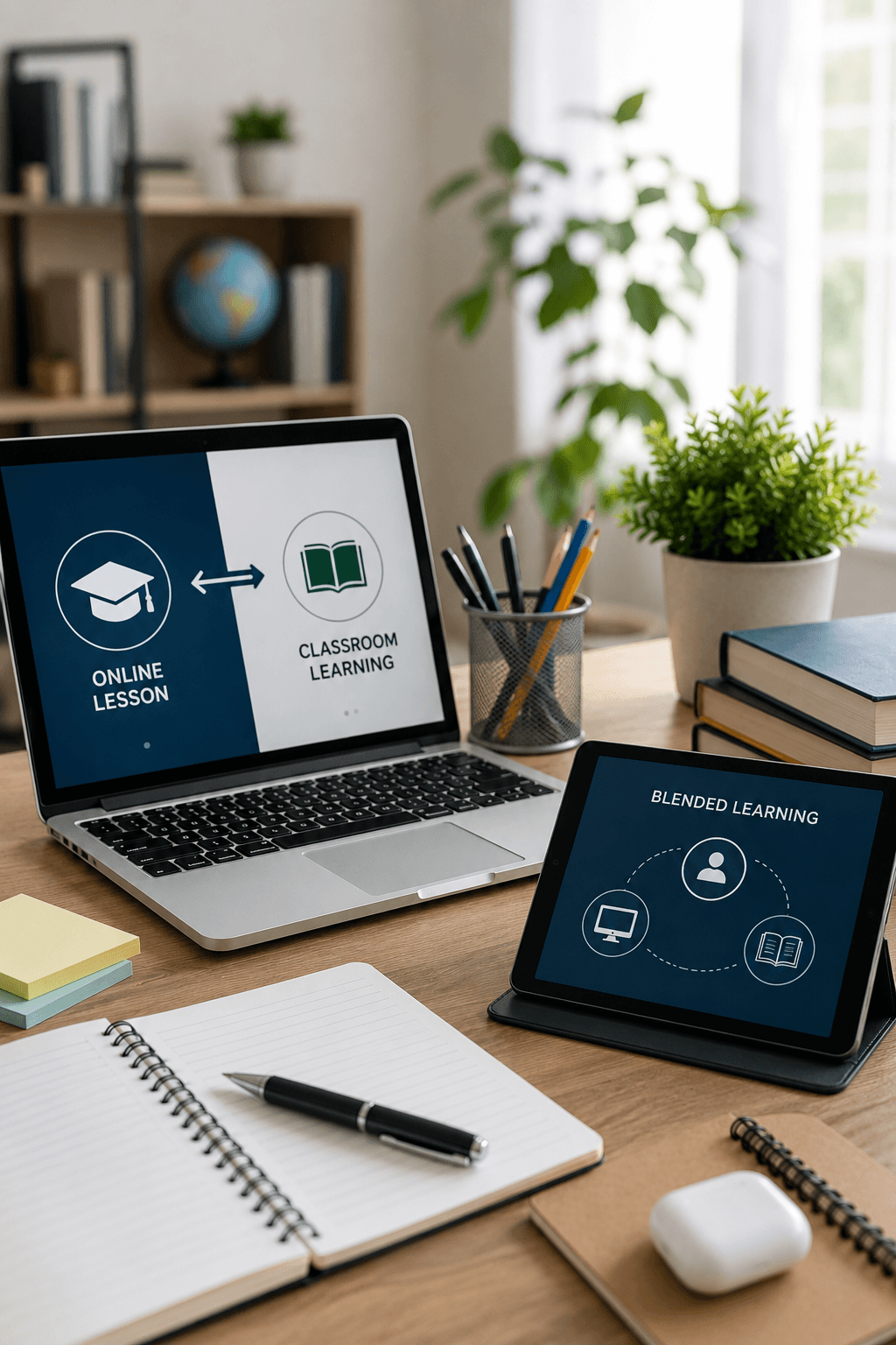 Blended Learning section illustration
